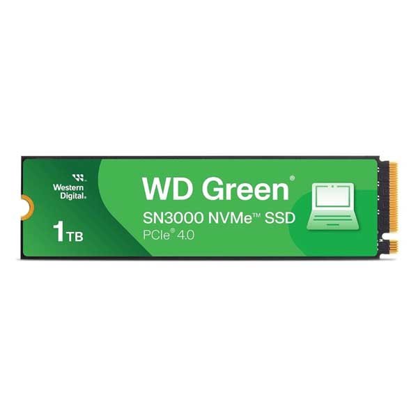 Western Digital 1TB WD Green SN3000 NVMe Internal SSD (WDS100T4G0E)