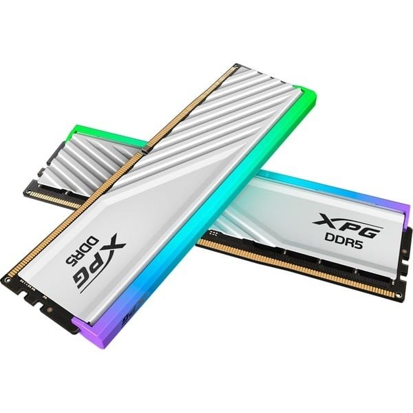 Adata XPG Lancer Blade RGB 64GB (32GBx2) DDR5 6000MHz CL30 Desktop Ram (White)