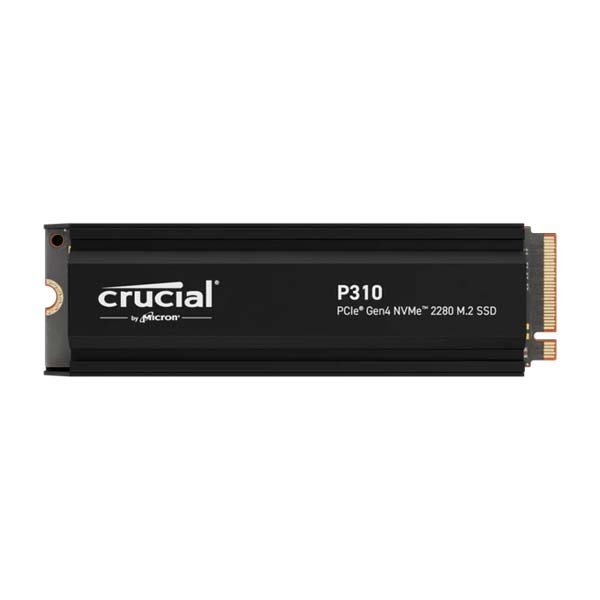 Crucial P310 2TB PCIe Gen4 NVMe 2280 M.2 with heatsink Internal Solid State Drive