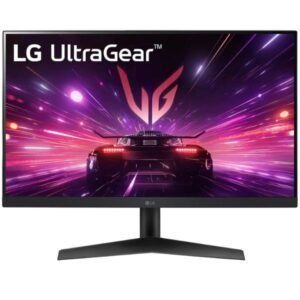 LG 24GS60F 24" Inches Ultragearâ„¢ FHD IPS Gaming Monitor, 1ms (GtG), 180Hz, HDR10,FPS Counter, NVIDIA G-SYNC Compatible, AMD FreeSync, HDMI, DP, Headphone Out, virtually Borderless with Tilt (Black)