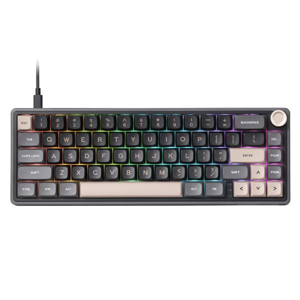 RK ROYAL KLUDGE R65 Phantom Wired Gaming Keyboard Brown Switch