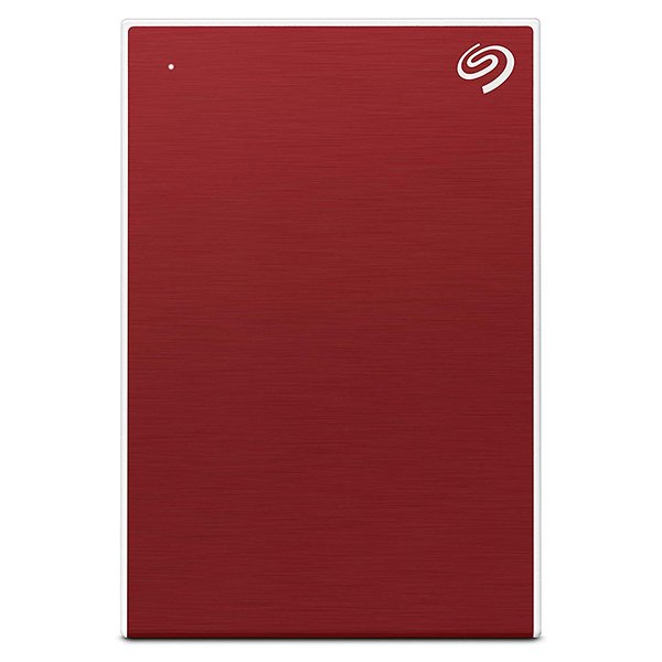 Seagate One Touch 2TB External Hard Drive with Password Protection (Red)